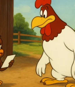 Galo Claudio Looney Tunes 1946 Warner Bros italiano Henery Hawk