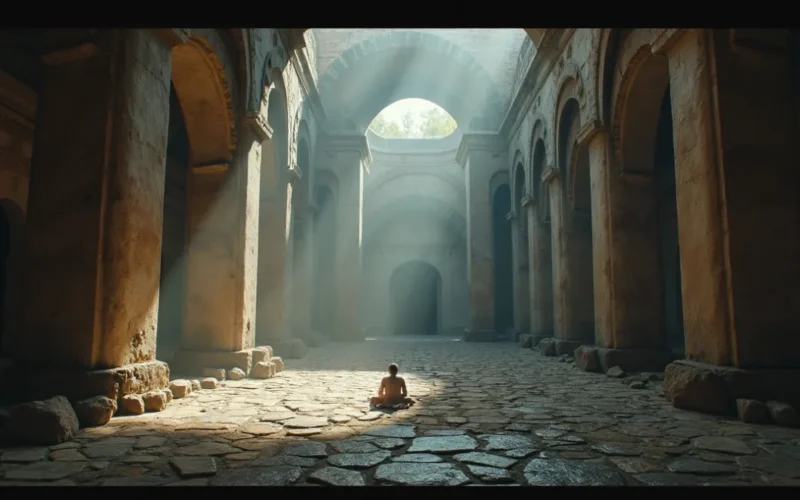 Como os cenários de filmes medievais são construídos hoje