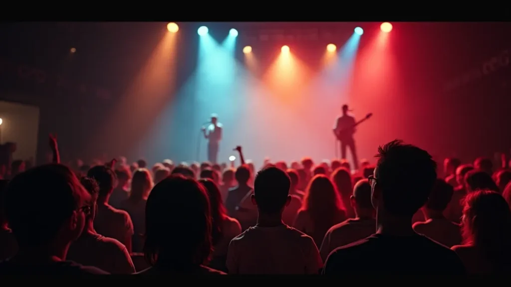 Como os filmes de shows ao vivo são gravados e produzidos