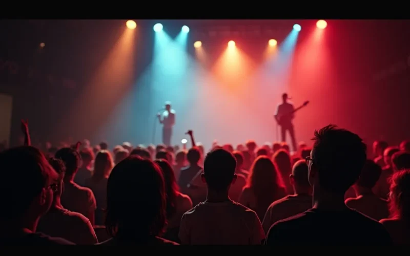 Como os filmes de shows ao vivo são gravados e produzidos