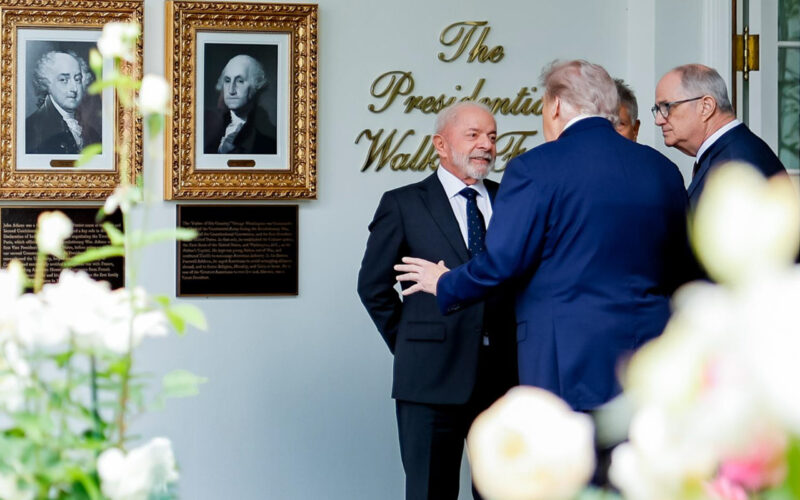 Lula e Trump têm reunião de 3 horas sobre tarifas e crime