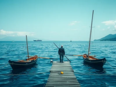 Hospedagem para pescadores em Itacaiu, distrito de Britânia