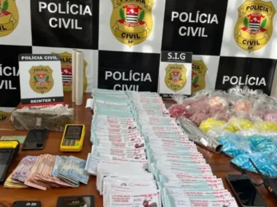 Polícia Civil prende três em operação contra tráfico e rifas em Ubatuba